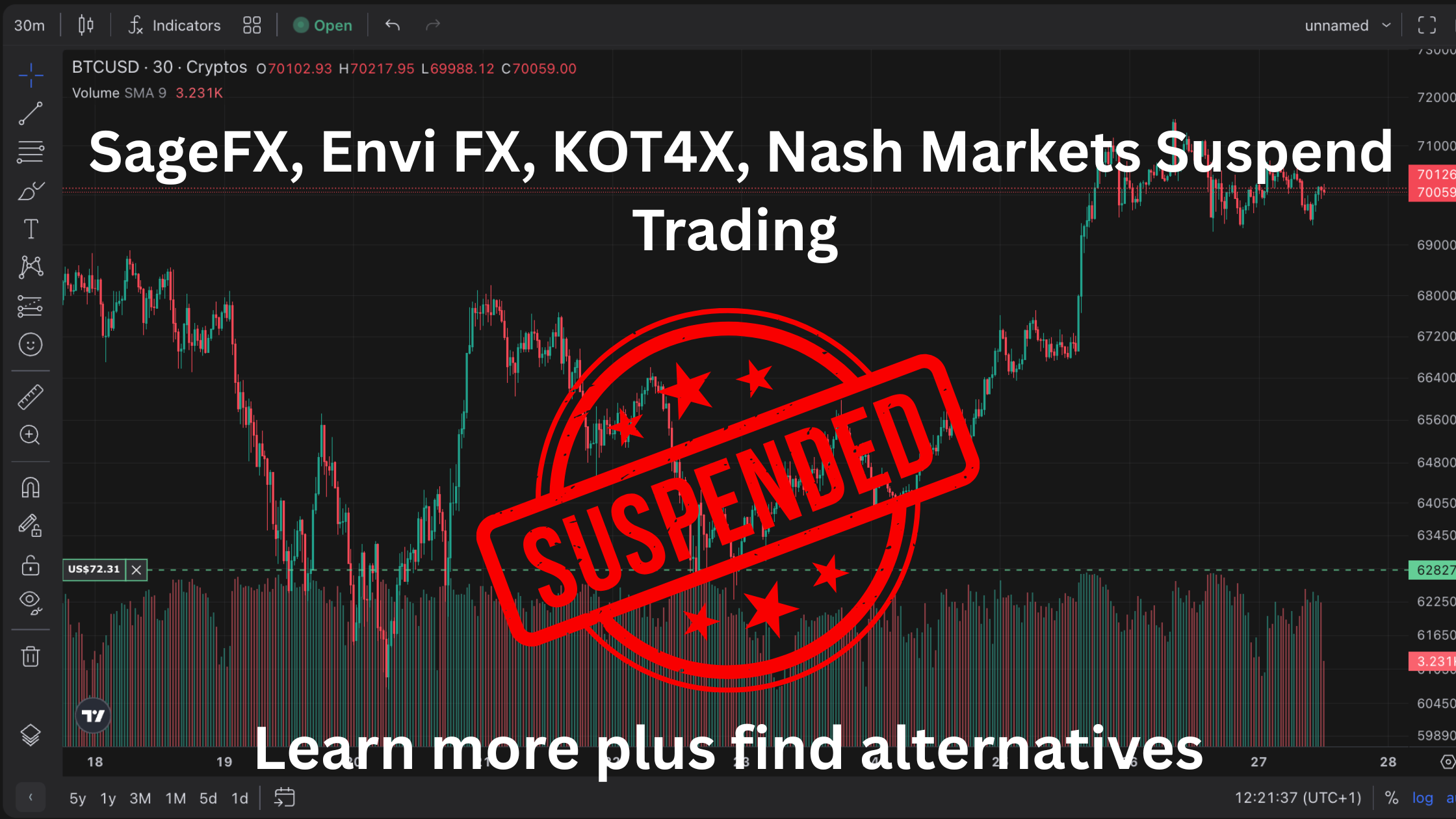 brokers suspend trading
